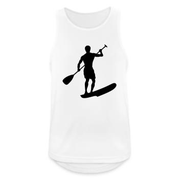 Stand Up Paddle (Stand Up Paddle) - Débardeur respirant Homme - blanc - Devant - Nick (188cm)