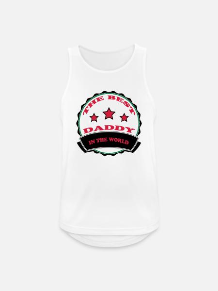 The best DADDY - Men's Breathable Tank Top - white