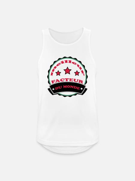 World's Best FACTOR - Men's Breathable Tank Top - white