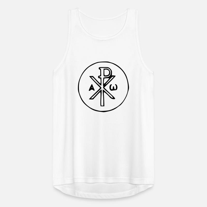 Christusmonogramm Männer Tank Top atmungsaktiv