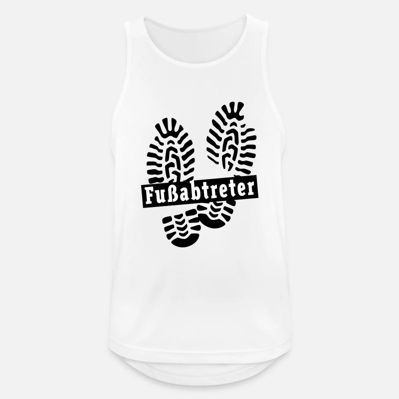 Fußabtreter - Men's Breathable Tank Top - white