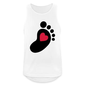 Baby foot - Men's Breathable Tank Top - white - Front - Nick (188cm)
