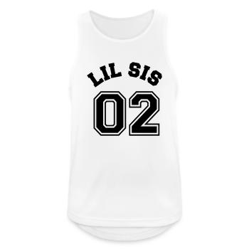 Lil Sis 02 - Little Sister - Men's Breathable Tank Top - white - Front - Nick (188cm)