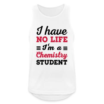 chemistry - Men's Breathable Tank Top - white - Front - Nick (188cm)