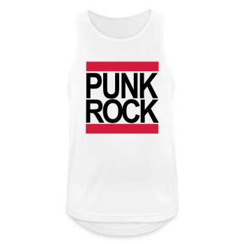 punk rock - Débardeur respirant Homme - blanc - Devant - Nick (188cm)