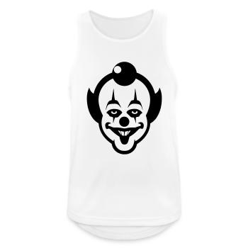 Clown - Men's Breathable Tank Top - white - Front - Nick (188cm)
