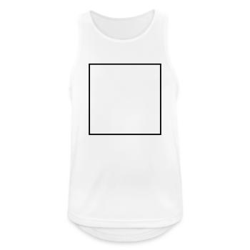 Square - Men's Breathable Tank Top - white - Front - Nick (188cm)