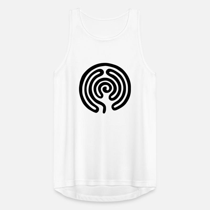 Labyrinth / maze Men's Breathable Tank Top