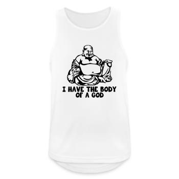 I Have The Body Of A God - Men's Breathable Tank Top - white - Front - Nick (188cm)