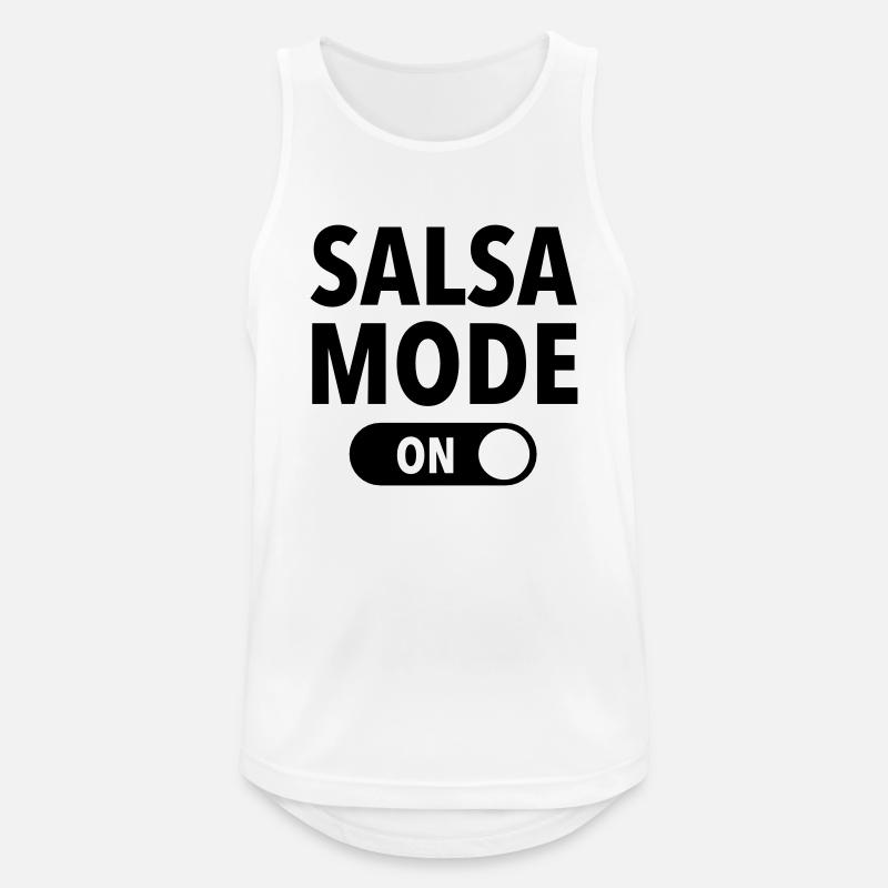 Salsa Mode (On) - Männer Tank Top atmungsaktiv - Weiß
