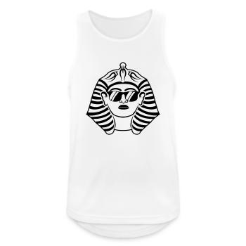 Pharaoh Sunglasses - Men's Breathable Tank Top - white - Front - Nick (188cm)