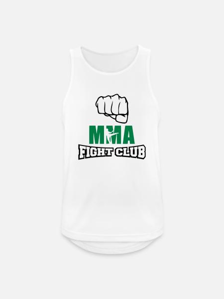 MMA Fight Club - Men's Breathable Tank Top - white