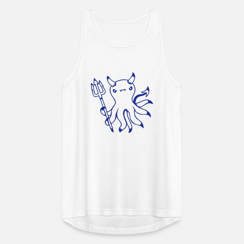 Octopus Devil Hell Satan Evil Purgatory Naughty Men's Breathable Tank Top