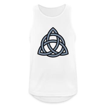 celtic trinity knot - Männer Tank Top atmungsaktiv - Weiß - Vorne - Nick (188cm)