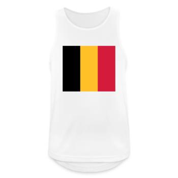 National Flag of Belgium - Men's Breathable Tank Top - white - Front - Nick (188cm)