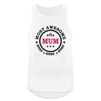 Beste Mutter ever Mutti Muttertag Mama Danke - Männer Tank Top atmungsaktiv - Weiß - Vorne - Nick (188cm)