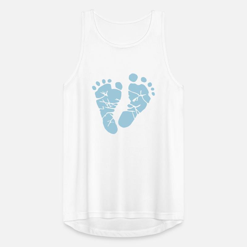 Mère de pieds - grossesse - bébé - grossesse Débardeur respirant Homme