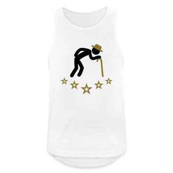 Old Man - Men's Breathable Tank Top - white - Front - Nick (188cm)