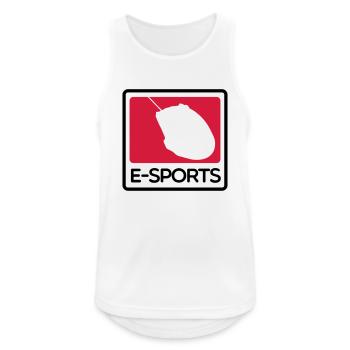 E-Sports Mice - Débardeur respirant Homme - blanc - Devant - Nick (188cm)