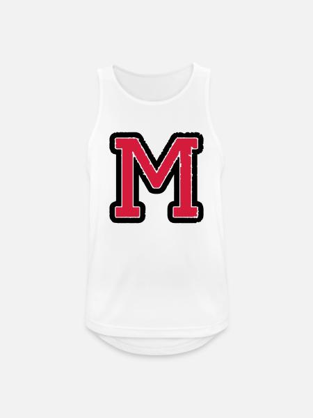 m_02 - Men's Breathable Tank Top - white