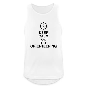 Orienteering / Orienteer / Course d'Orientation - Débardeur respirant Homme - blanc - Devant - Nick (188cm)