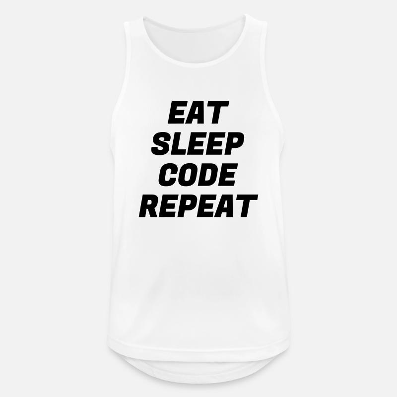 Entwickler / Informatiker / Programmierer / - Männer Tank Top atmungsaktiv - Weiß