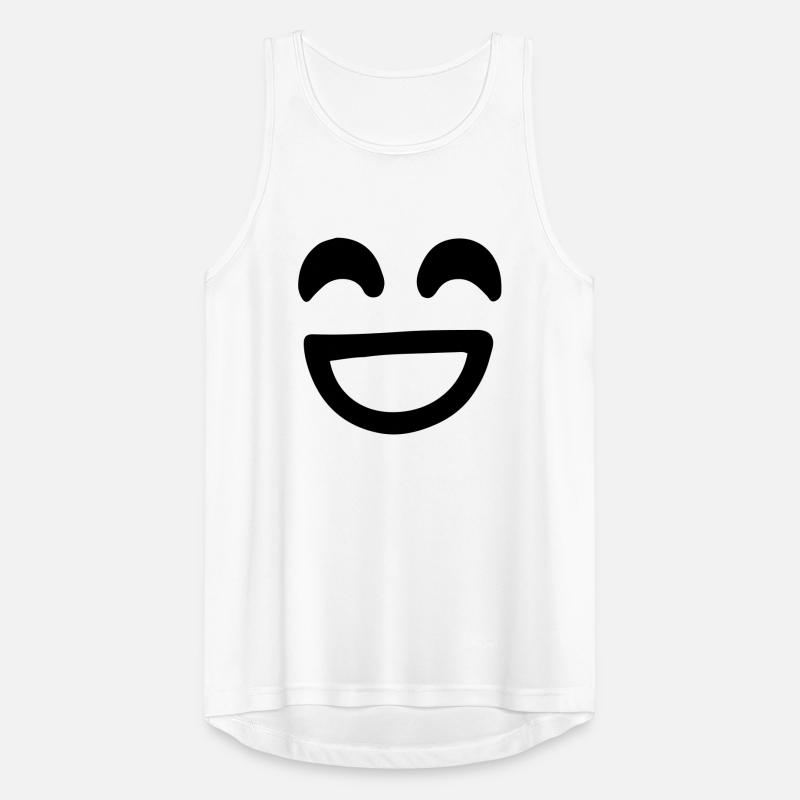 Smile Face Vector Débardeur respirant Homme