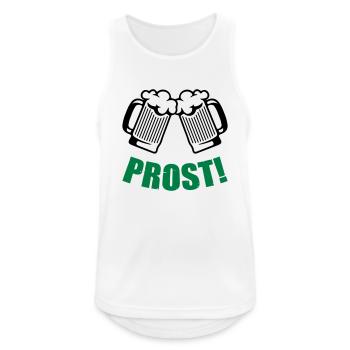 Beer Cheers - Men's Breathable Tank Top - white - Front - Nick (188cm)