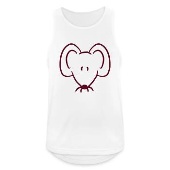 Mouse Mouse Cute Little Rat Rodent Friendly - Men's Breathable Tank Top - white - Front - Nick (188cm)