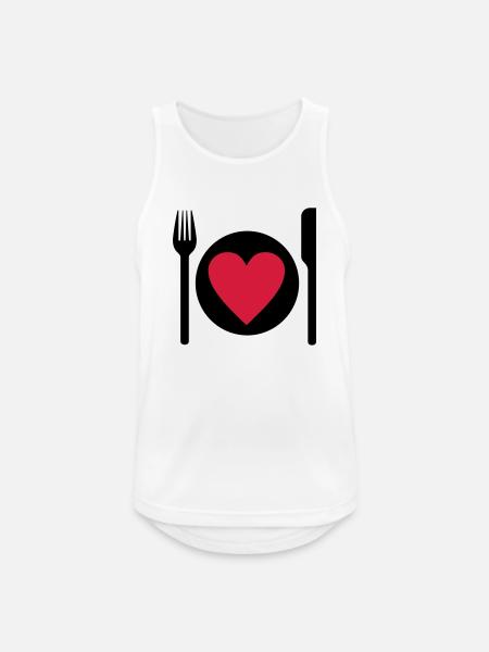 Essen - Men's Breathable Tank Top - white