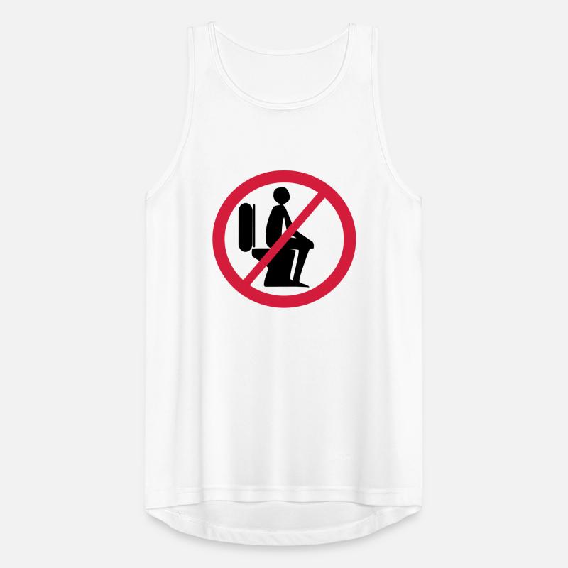 No Sitzpinkler Männer Tank Top atmungsaktiv