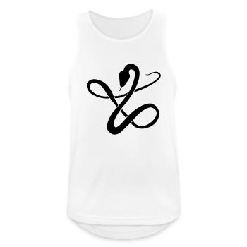 Snake - Men's Breathable Tank Top - white - Front - Nick (188cm)