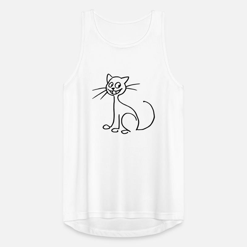 Katze Männer Tank Top atmungsaktiv