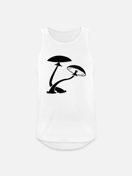 pilze_01 - Men's Breathable Tank Top - white