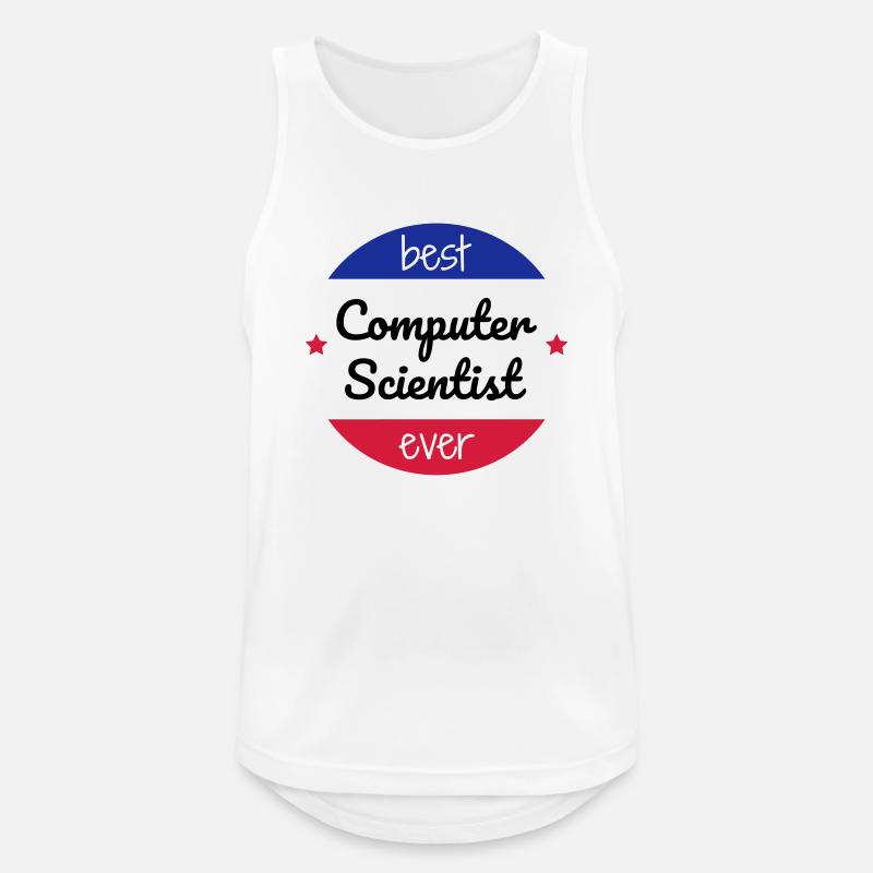 Computer / Informatiker / Aussenseiter / Ingenieur - Männer Tank Top atmungsaktiv - Weiß