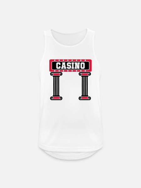 Casino Vegas Pillar - Men's Breathable Tank Top - white