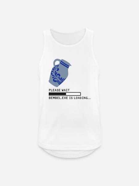 Bembel EXE Loading - Men's Breathable Tank Top - white