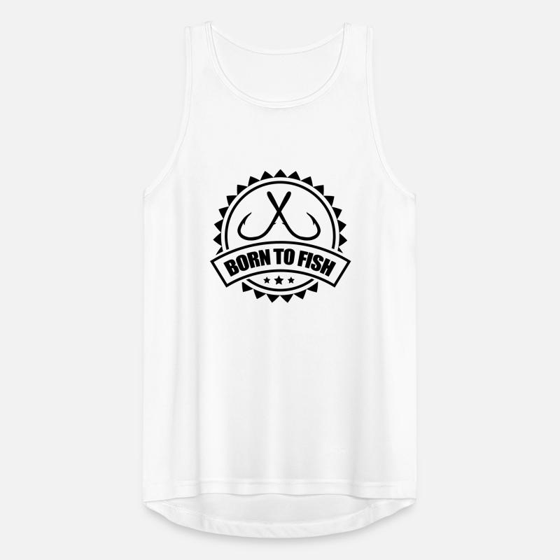born_to_fish Männer Tank Top atmungsaktiv