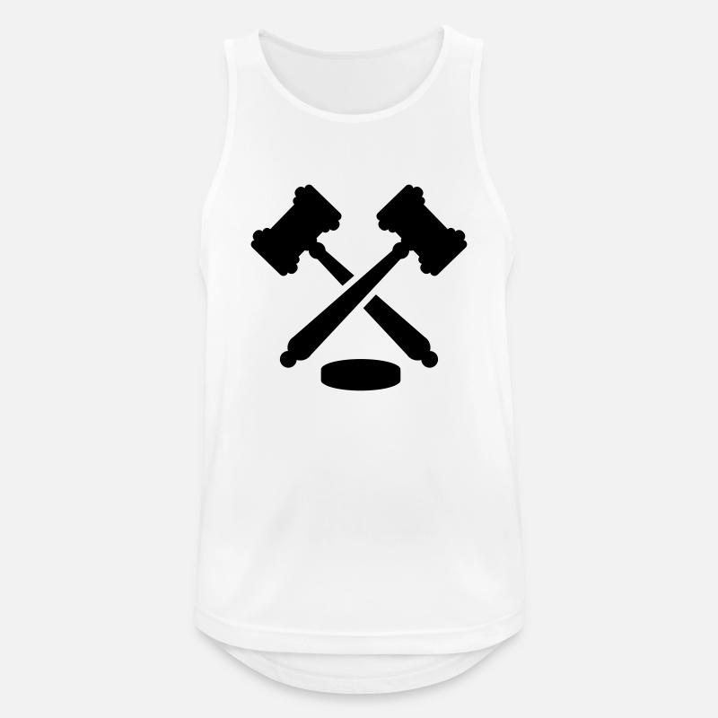 Richter - Männer Tank Top atmungsaktiv - Weiß