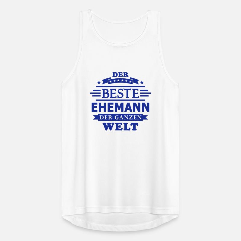 Bester Ehemann (Schriftzug) Männer Tank Top atmungsaktiv