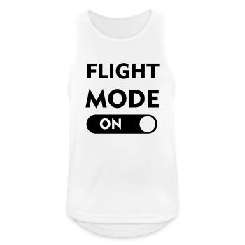 Flugzeug Pilot Flieger Ultaleichtflugzeug - Männer Tank Top atmungsaktiv - Weiß - Vorne - Nick (188cm)