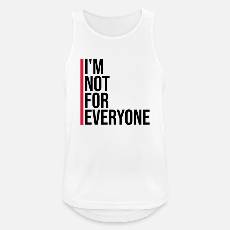 Im not for everyone - Men's Breathable Tank Top - white