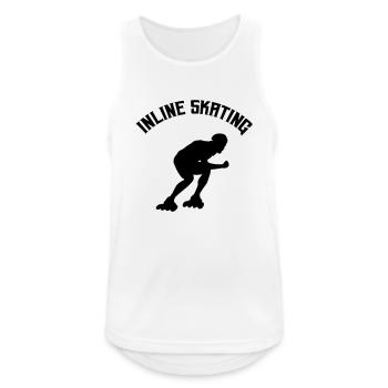 Roller - Débardeur respirant Homme - blanc - Devant - Nick (188cm)