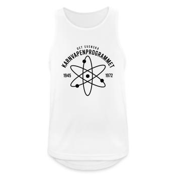 Das schwedische Atomwaffenprogramm - Männer Tank Top atmungsaktiv - Weiß - Vorne - Nick (188cm)