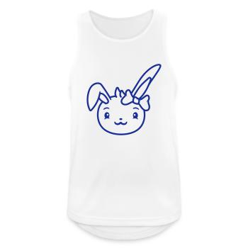 Bunny Girl Pretty Bow Woman Bunny Cute Small - Men's Breathable Tank Top - white - Front - Nick (188cm)