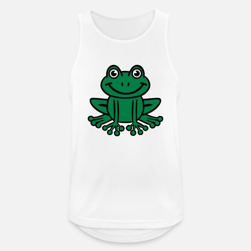 Frø - Herre tanktop åndbar - hvid