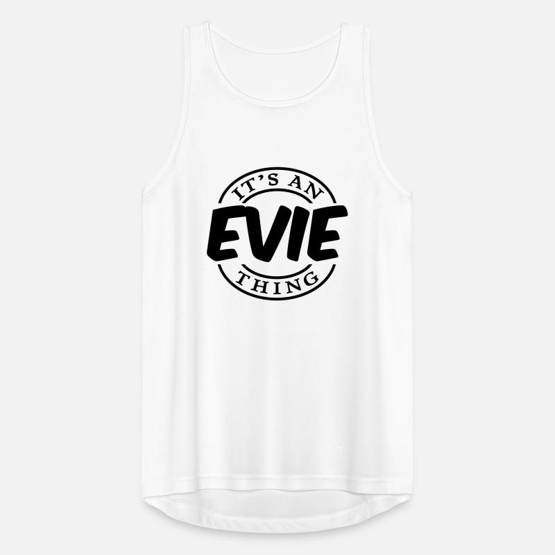 evie its an name thing cool stamp logo Men's Breathable Tank Top