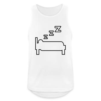 Dormir et ronfler - Débardeur respirant Homme - blanc - Devant - Nick (188cm)
