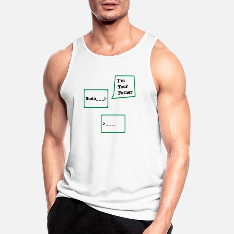 Linux Sudo Men's Breathable Tank Top