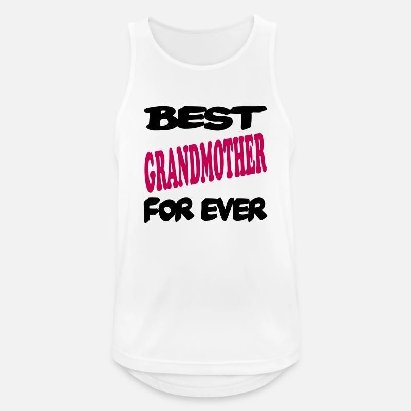 Beste GROSSMUTTER aller Zeiten - Männer Tank Top atmungsaktiv - Weiß